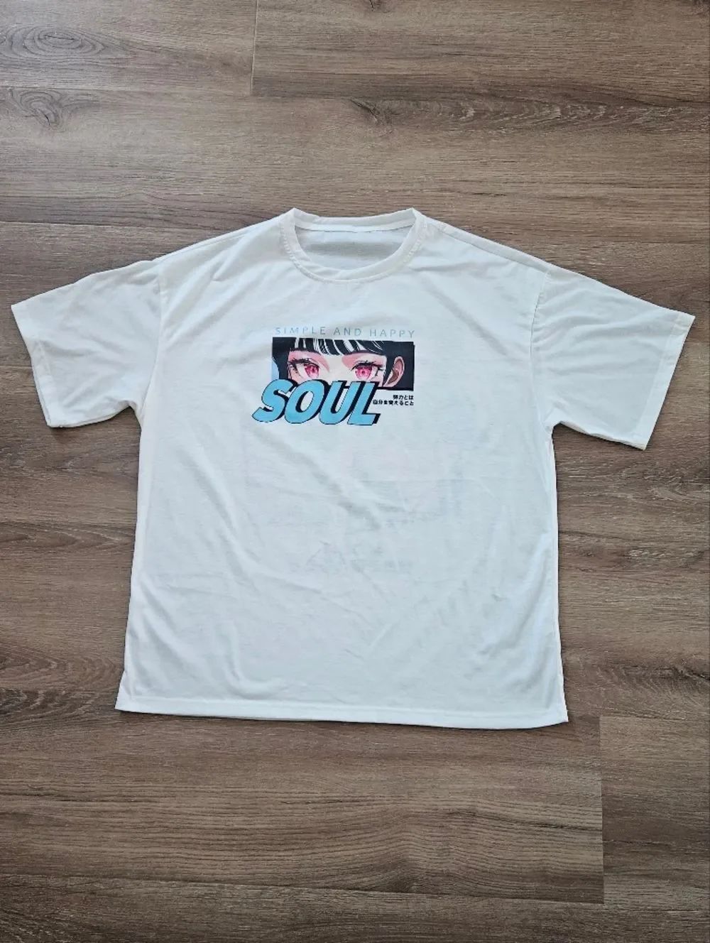 SHEIN Soul White Graphic Tee Size XXL